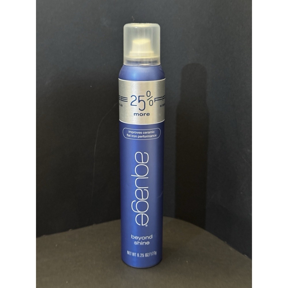 AQUAGE Beyond Shine Improves Ceramic Hot Iron Performance Spray 6.25 oz